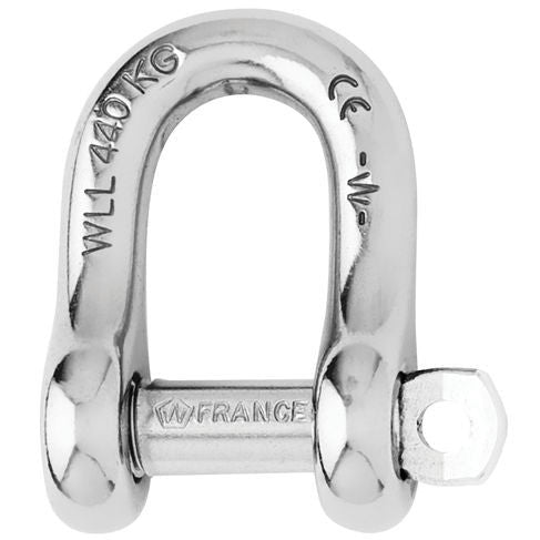 Wichard D shackle 4mm captive pin 1401