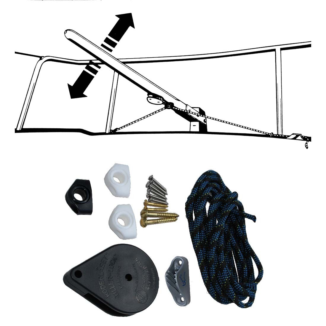 Tiller lock UG-81101