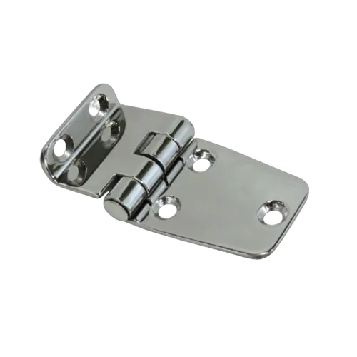 Offset Hinge Pressed Stainless Steel 75mm x 41mm x 30mm Pair