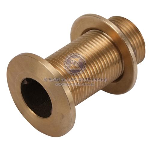 Skin fitting bronze fully threaded