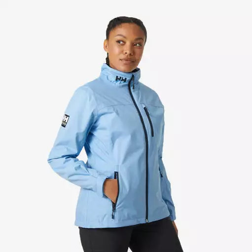 HELLY HANSEN WOMEN S CREW MIDLAYER JACKET BRIGHT BLUE