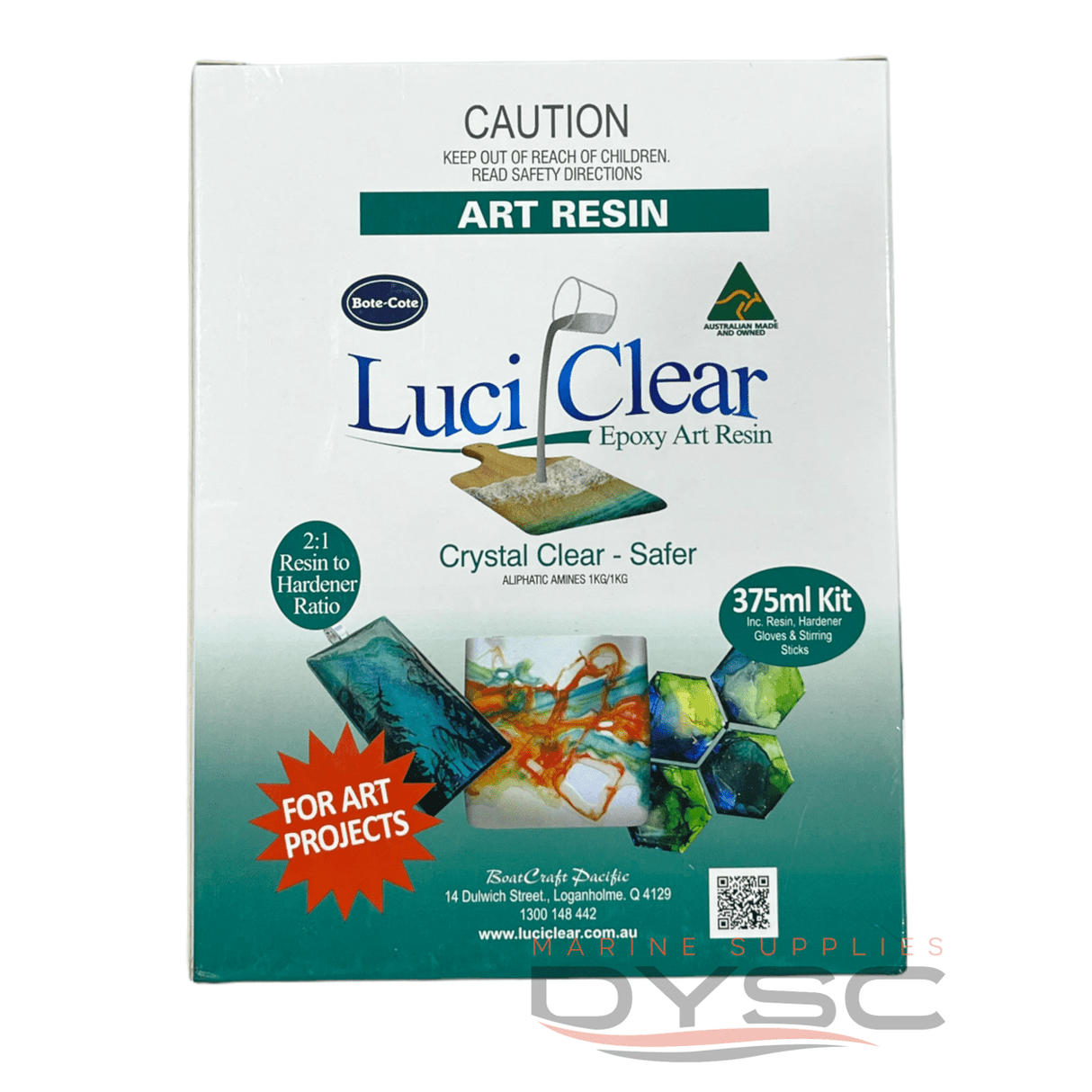 LuciClear Artist Resin 375ml Kit