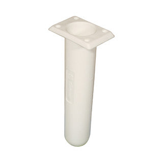 Rod Holder, Straight, White Rectangle Top
