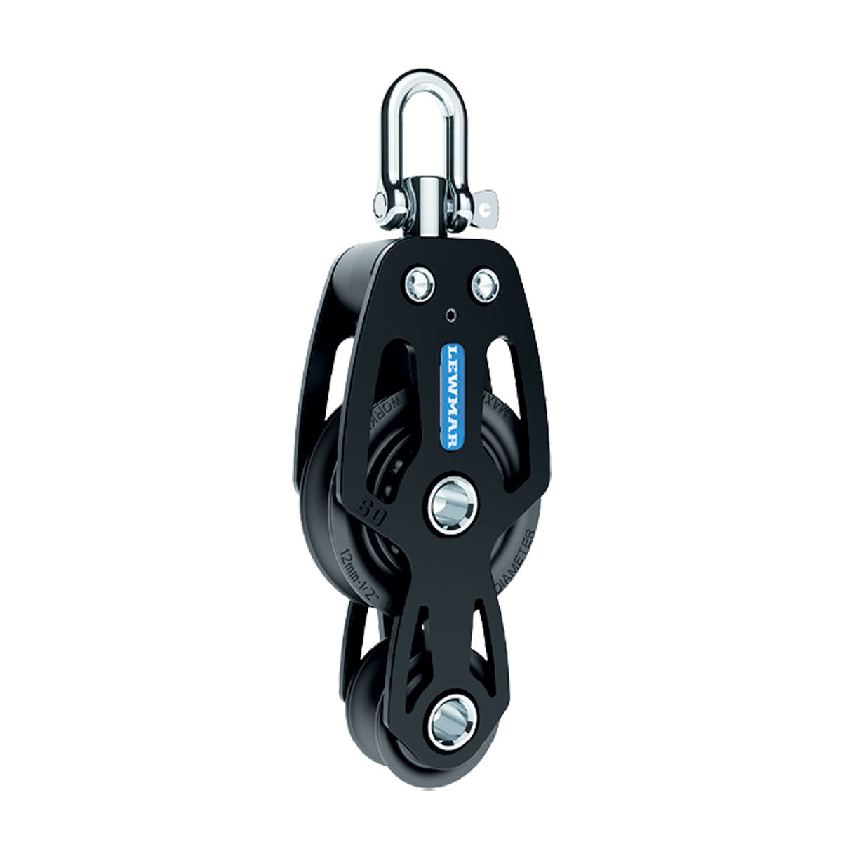 Lewmar BLOCK HTX SINGLE/FIDDLE 60MM 420486