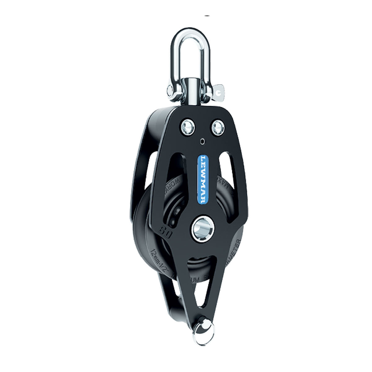 Lewmar Block HTX Single/Becket 72MM 420504