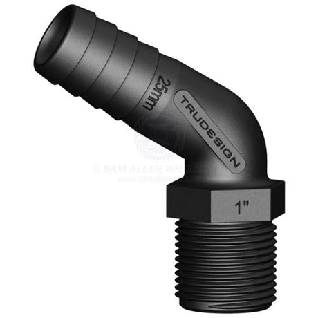 Trudesign Hose Tails - Male Tail 120 Degree