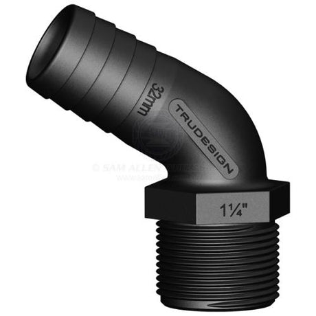 Trudesign Hose Tails - Male Tail 120 Degree