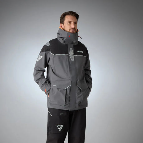 Musto Men's BR3 Pertex Offshore Jacket Charcoal ORCV Special