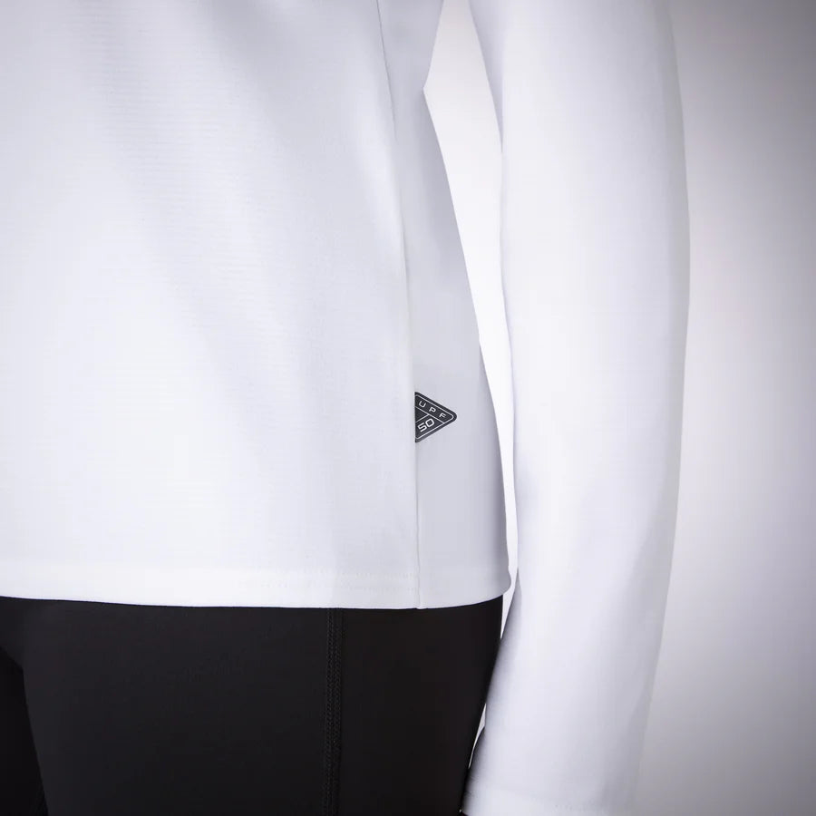 MUSTO WOMEN'S EVO AERO LONG-SLEEVE TOP WHITE