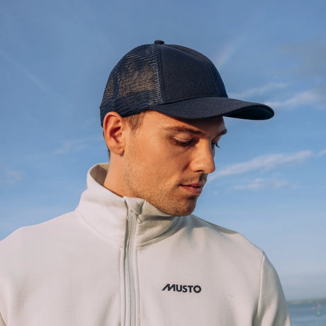 MUSTO TRUCKER CAP NAVY SPECIAL