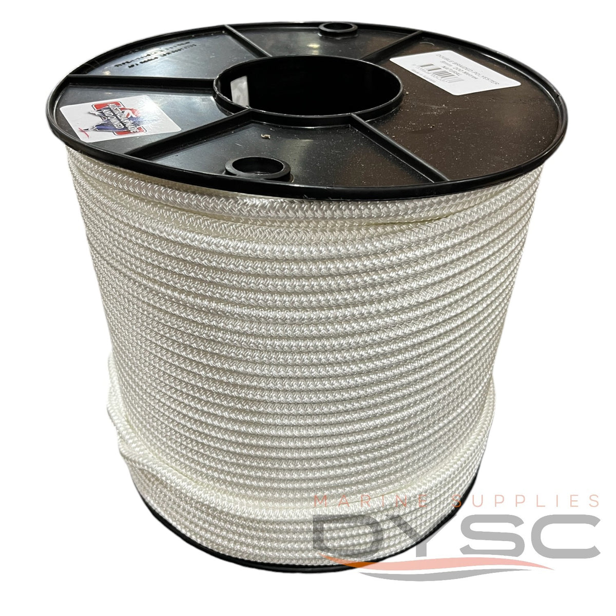 WHITTAMS DOUBLE BRAID Rope 8mm 200mt Roll white – DYSC Marine Supplies