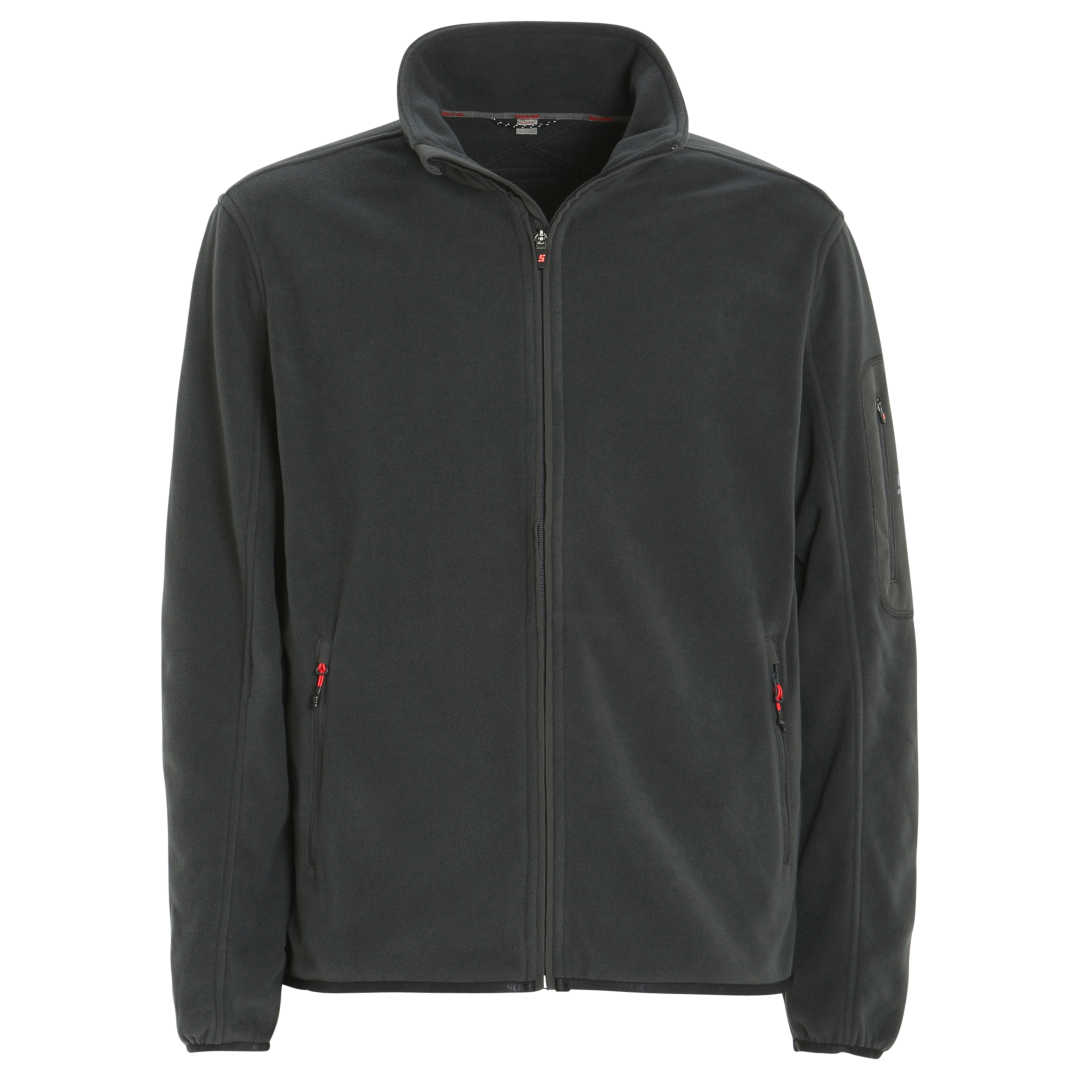 Slam Active Zipped Heavy Fleece Graphite