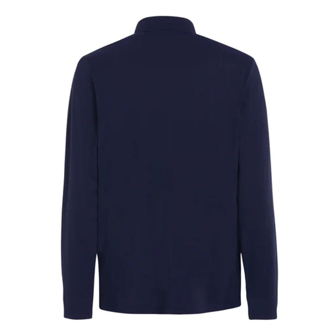 Slam Active LS Techno Pique Polo Navy