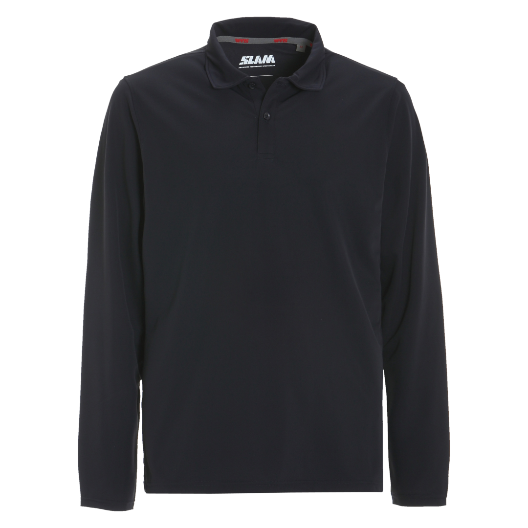 Slam Active LS Techno Pique Polo Graphite