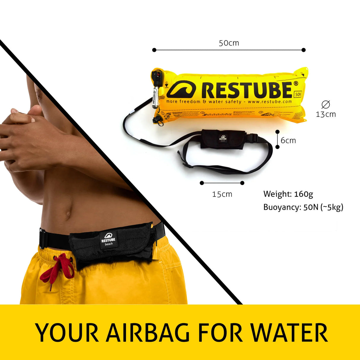 Restube Beach Black