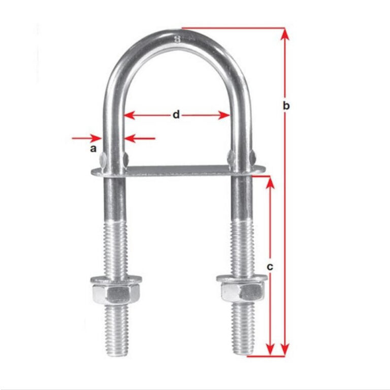 BLA ‘U’ Bolts – Stainless Steel m6