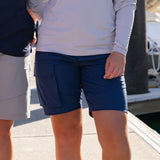 Burke Women's Crew Short - Navy