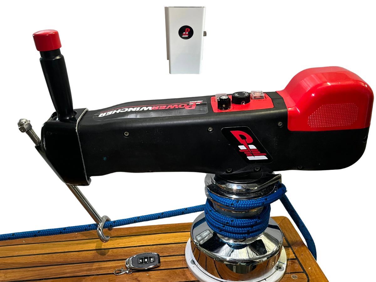 Powerwincher with SOLO Quick-Fit Restrainer, Remote Control Handpiece and Cockpit Cradle