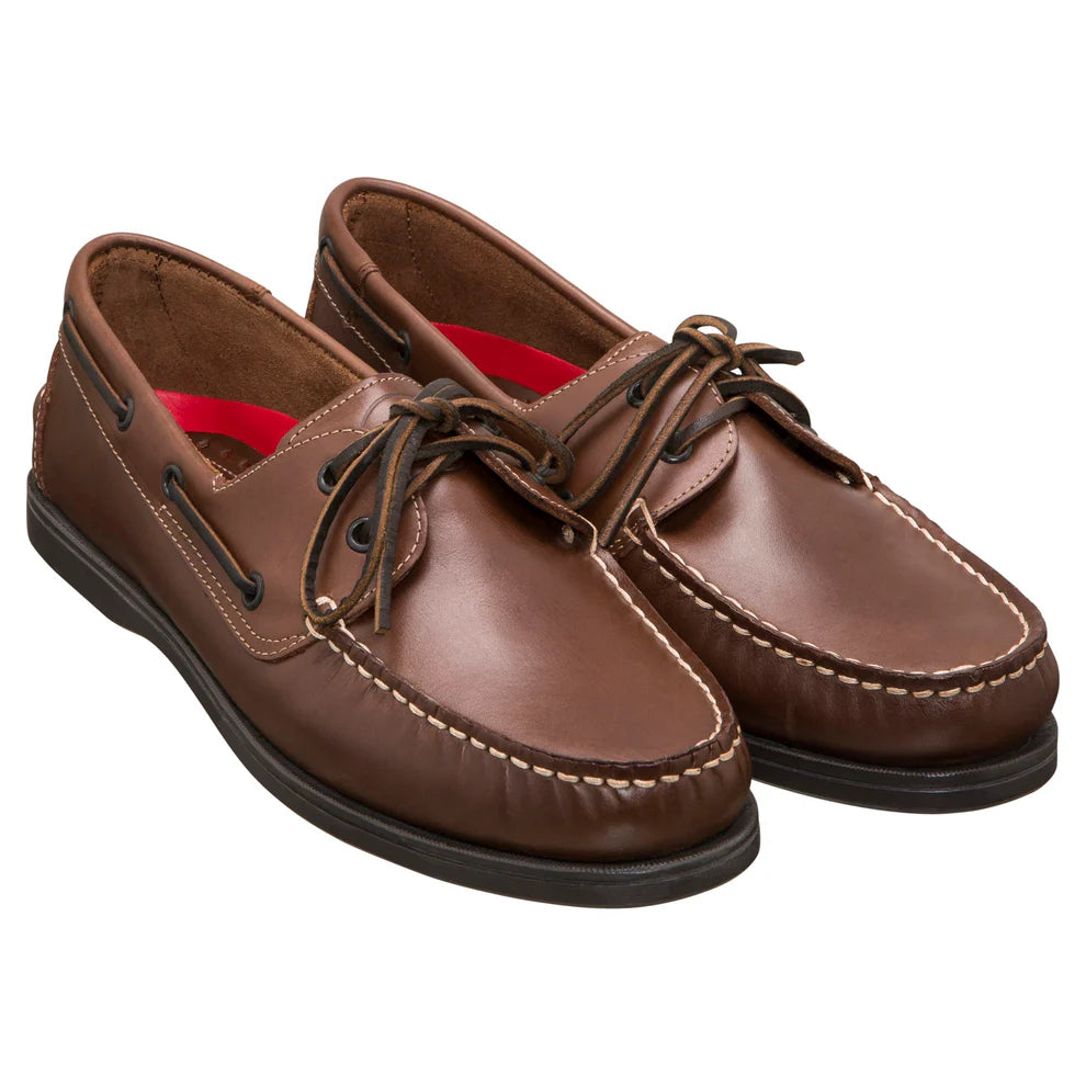 Burke Marine  Flinders Leather Deck Shoe - Brown Clearance