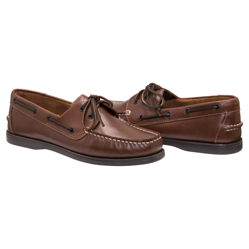Burke Marine  Flinders Leather Deck Shoe - Brown Clearance