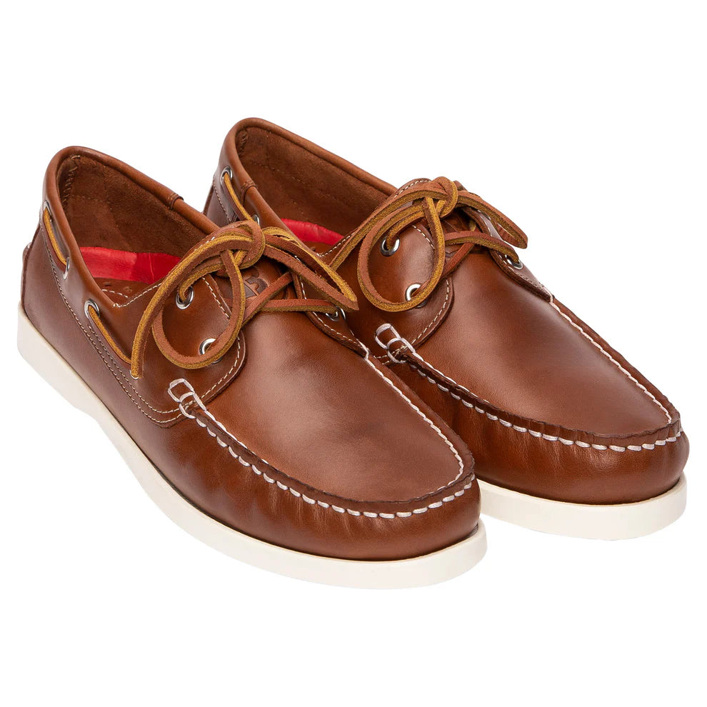 Burke Marine  Flinders Leather Deck Shoe - Tan