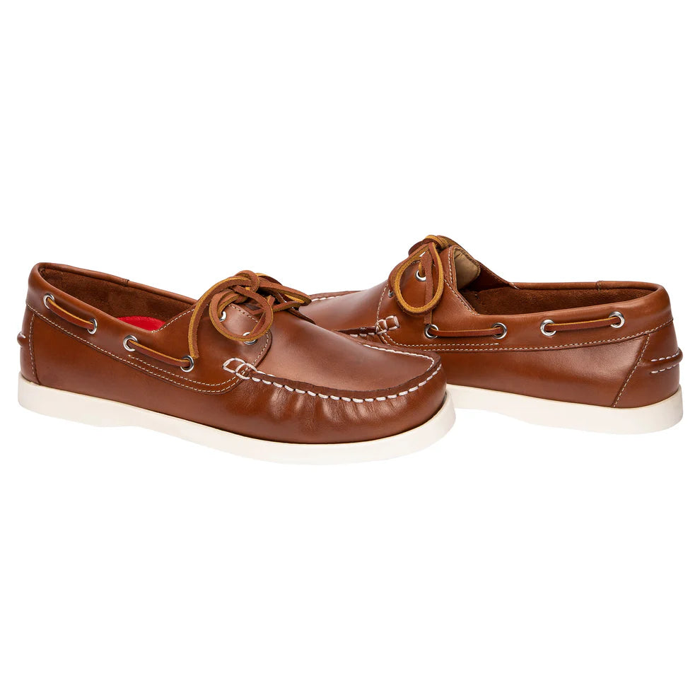Burke Marine  Flinders Leather Deck Shoe - Tan