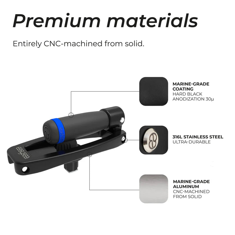 EasySea Flipper™ Max 10 inch foldable winch handle