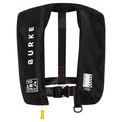 Burke Standard Automatic Inflatable PFD 150N Black