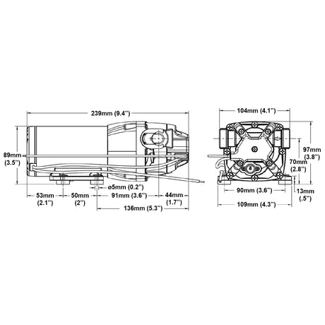 Jabsco Par-Max HD4 Freshwater Pump J20-210