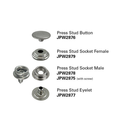Press Stud Button Assembly