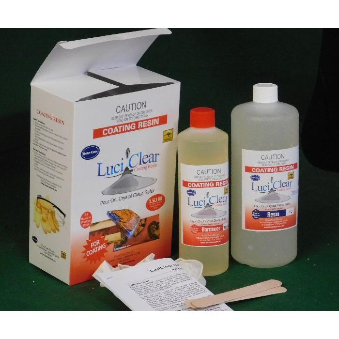 LuciClear Coating Resin 1.5lt kit