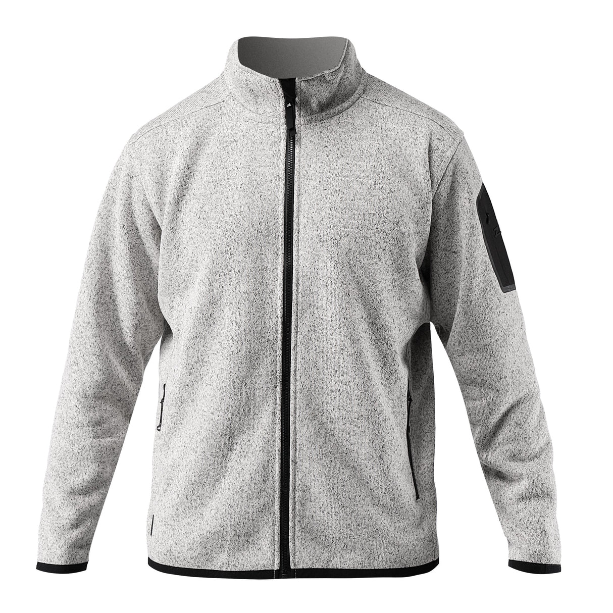 Zhik Knit Fleece Jacket Men's Light Grey Spring Sale