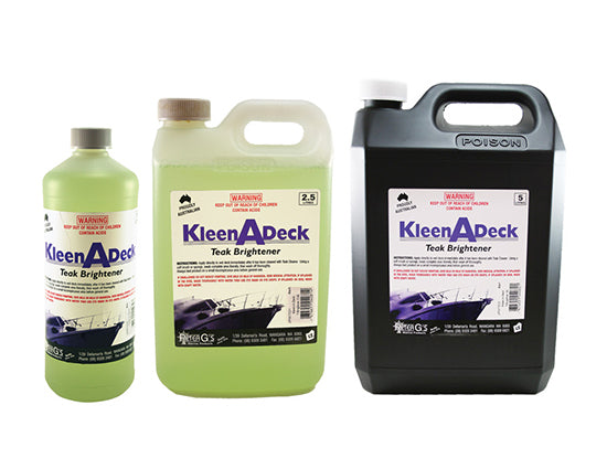 Peter G's Kleen-A-Deck Teak Brightener