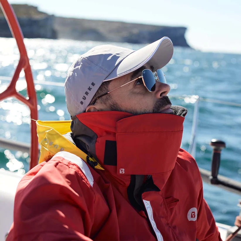 Burke Marine  Quick Dry Cap - Light Grey