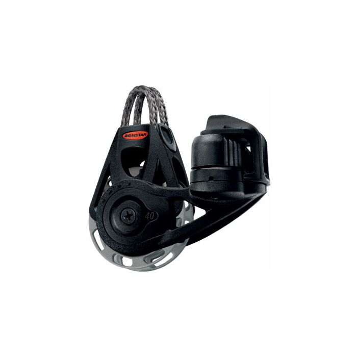 Ronstan Orbit auto-Ratchet block 40 mm with cam cleat RF46121