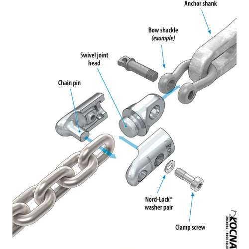 Rocna Anchor Swivel - 10mm