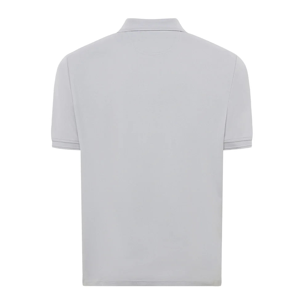 Burke Signature Polo Short Sleeve Light Grey