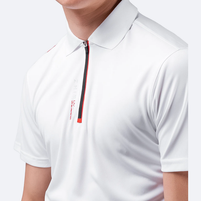 Zhik Mens UVActive™ UPF50+ Zip Sports Polo XXXL