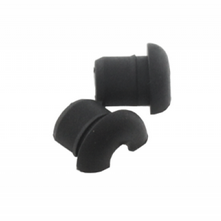 GROM-BS - 4.2mm PVC Grommet Black Flat