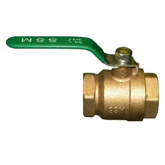Bronze Ball Valve 3/4" Stainless Steel Handle