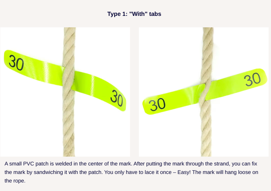 Robship Anchor Rope/rode markers
