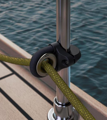 Barton Stanchion Bullseye Block with High Load Eye