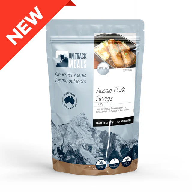 On Track Meals Aussie Pork Snags 250g
