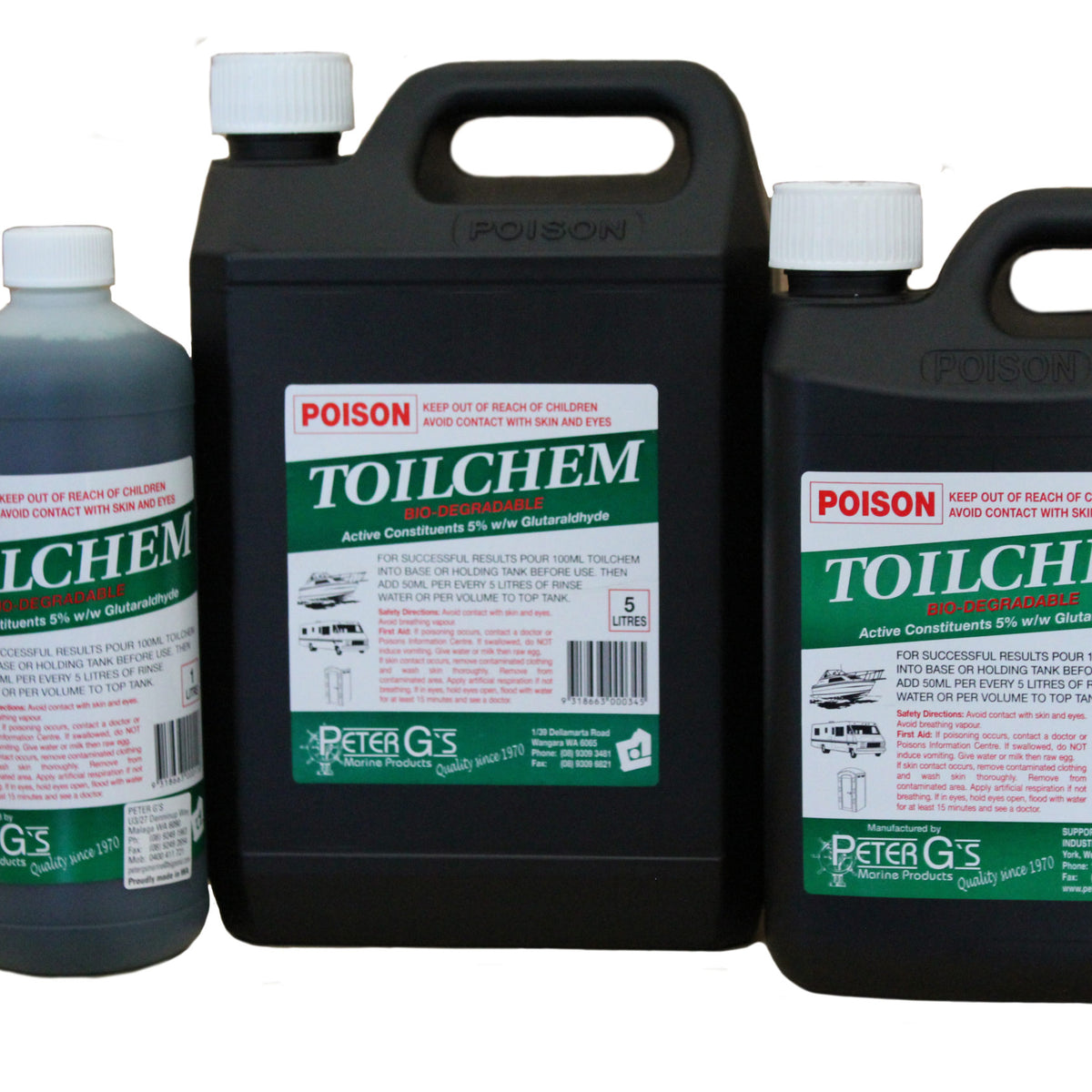Peter G's Toilchem Green Toilet Cleaner – DYSC Marine Supplies