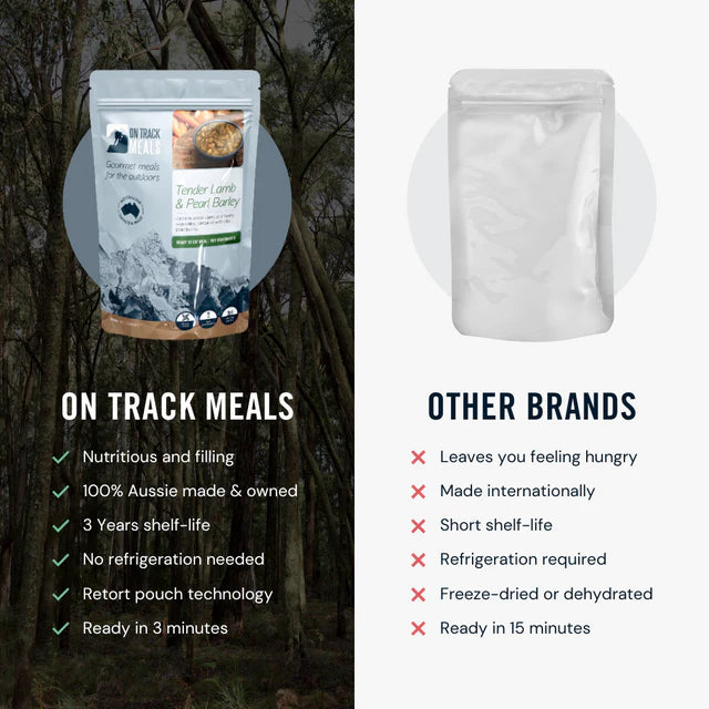 On Track Meals - Tender Lamb & Pearl Barley - 250g