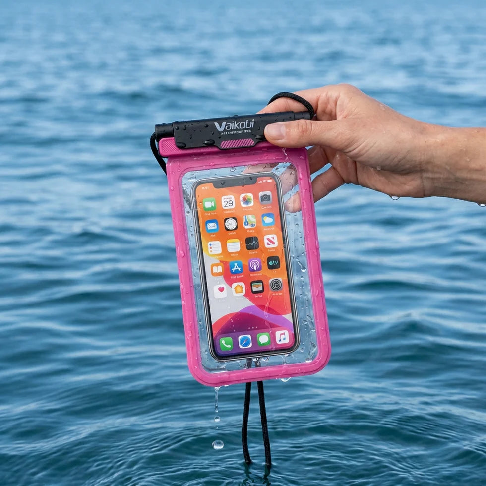 Vaikobi Waterproof Phone Case Pink