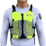 V3 Ocean Racing PFD Life Jacket - Fluro Yellow/Grey Clearance