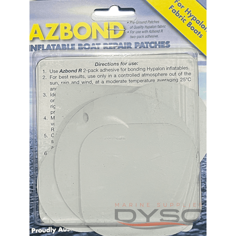 Azbond Inflatable Boat Hypalon Repair Patches