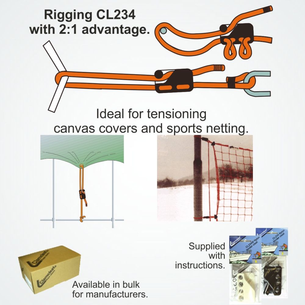 Clamcleat Fender Large Loop Cleat CL234