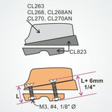 Ronstan Clamcleat Tapered Pad for Micros cleats CL823